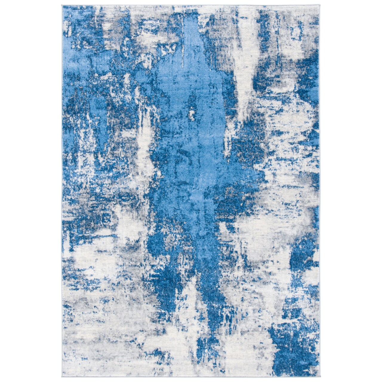 Safavieh Jasper Collection Jsp101M Blue / Ivory Rug Modern Abstract Rug